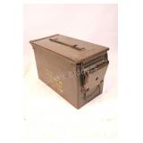 Vintage .50 Caliber Military Ammunition Box c1954
