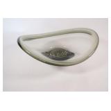 Holmegaard Selandia Art Glass Bowl, Lï¿½tken Denmark