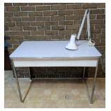 Mid-Century Kitchen Table w White Formica Top