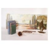 VTG  French Cor de Chasse, Collector Books, Prints