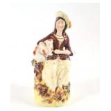 19th-C British Earthenware Little Bo Peep