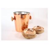 Stï¿½ckli Netstal Copper-Plated Champagne Bucket
