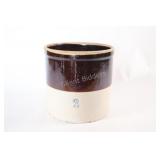 VTG Two - Tone 2 Gallon Stoneware Crock