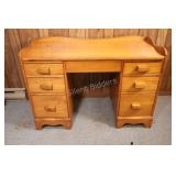 1950's Solid Red Maple Desk