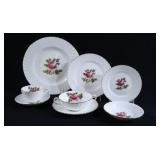Northumbria Carleton Rose 66 PC Dinnerware