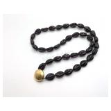 VTG Amethyst Stone Beaded Necklace