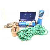 Propane Soldering Kit, Ratchet Strap & Rope
