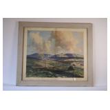 Colored Print"Loughanure, Donegal" -Humbert Craig