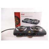 New - MASTER Chef Double-Burner Cooktop
