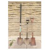 Set of 3 Gardening Shovels