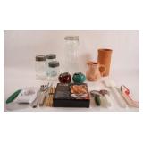 Everyday Kitchen Ceramic Jugs , Mason Jars