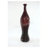 VTG Empoli Amethyst Glass Genie Bottle Vase