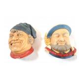 Bossons Chalkware Character Wall Masks