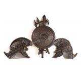 Syroco Medieval Wall Hanging Set w Shields& Arrows