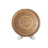 Egyptian Revival Handmade Brass Tray