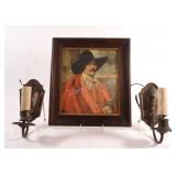 The Red Cavalier by Alex de Andreis, Wall Sconces