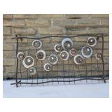Garden Fence Daisy Metal Wall Garden Art
