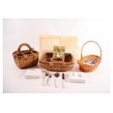 Wiltshire Cutlery Set - 24 PCS, Woven Baskets