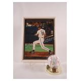 Signed Shawn Green Photo w Honda Souvenir Bseball