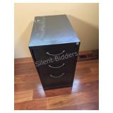 Metal Three Drawer Filing Cabinet