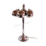 1960s-1970s Space Age Chrome 6-Arm  Lamp (1-2)