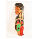 Carved Plaque "Eagle Chief" by Richard Krawchuk