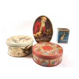 VTG Metal Collector Cookie & Tea Tin Containers