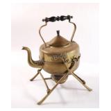 Antique William Soutter Tilting Kettle w Stand