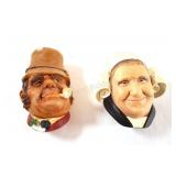 Bossons Chalkware Character Wall Masks