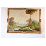 Solenghi Signed 20th C European Oil Landscape