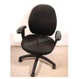 Black Fabric Work Smart Multi-function Chair