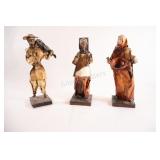 VTG Xalisco Mexican Folk Art Paper Mache Figures