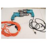 Pair of Corded Makita 2-Speed Hammer Drills