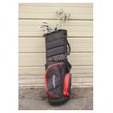 Right Hand Golf Club Set with Budweiser Bag