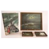 Original Signed Algar Herron Watercolor Landscape
