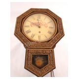 VTG Plastic Coca-Cola Electric Schoolhouse Clock