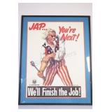 1942 Signed  WWII USA Poster by James Flagg