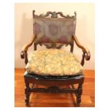 Spanish Renaissance Revival Style Armchair