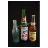 VTG Collector Aqua Coca-Cola,Labatt Crystal & 7-UP