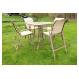 5-piece Bar-Height Outdoor Dining Set ( 1-2)