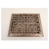 Antique Cast Iron Floor /  Wall Heat Register