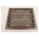Antique Cast Iron Floor /  Wall Heat Register