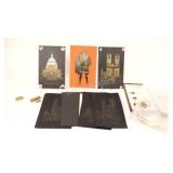 VTG British Souvenir Brass Rubbing Craft Kits