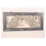 Rustic Heavy Wood & Cast Iron Wall Panel Pane (1-2