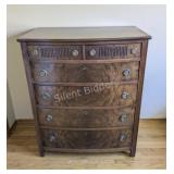 Federal Style Mahogany Bowfront Chest of Drawers