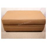 Large Fabric Storage Ottoman with a Lift Top & Wh