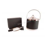 1970s Chrome Trim Ice Bucket & Corckscrew