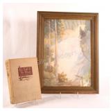 Original Signed Algar Herron w Hard Cover Book
