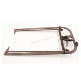 Antique Cast Iron  Double Harpoon Hay Fork