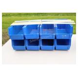 Set of 8 Plastic Parts Bins (1 of 3)